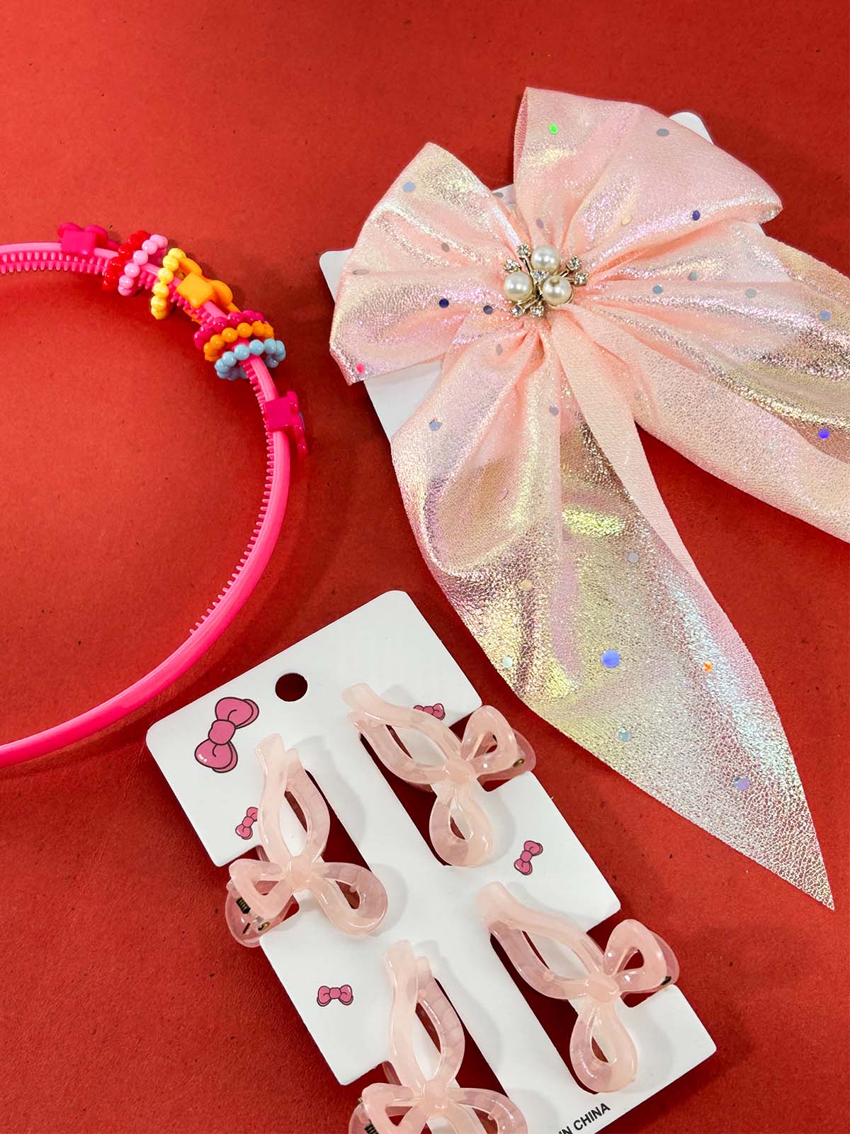 Pack Of 3 Hair Accessories For Girls GHC74