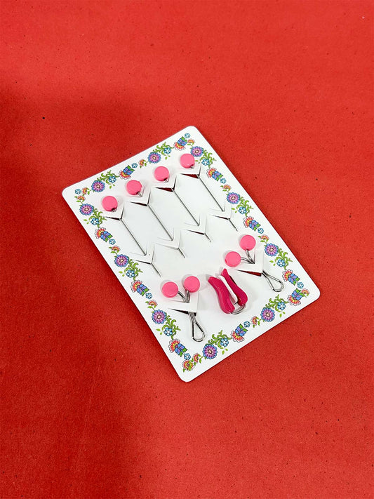 Pack of 7 Clip Pins For Scarf and Hijab GHC108