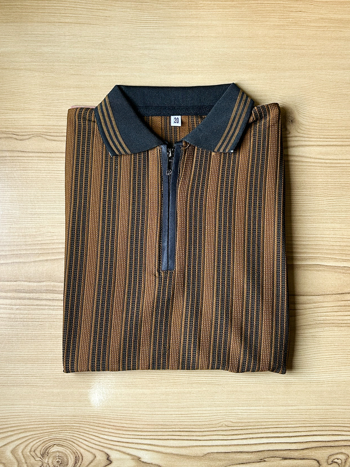 5Yrs - 14Yrs Brown Old Money Polo T-Shirt For Boys BTS138