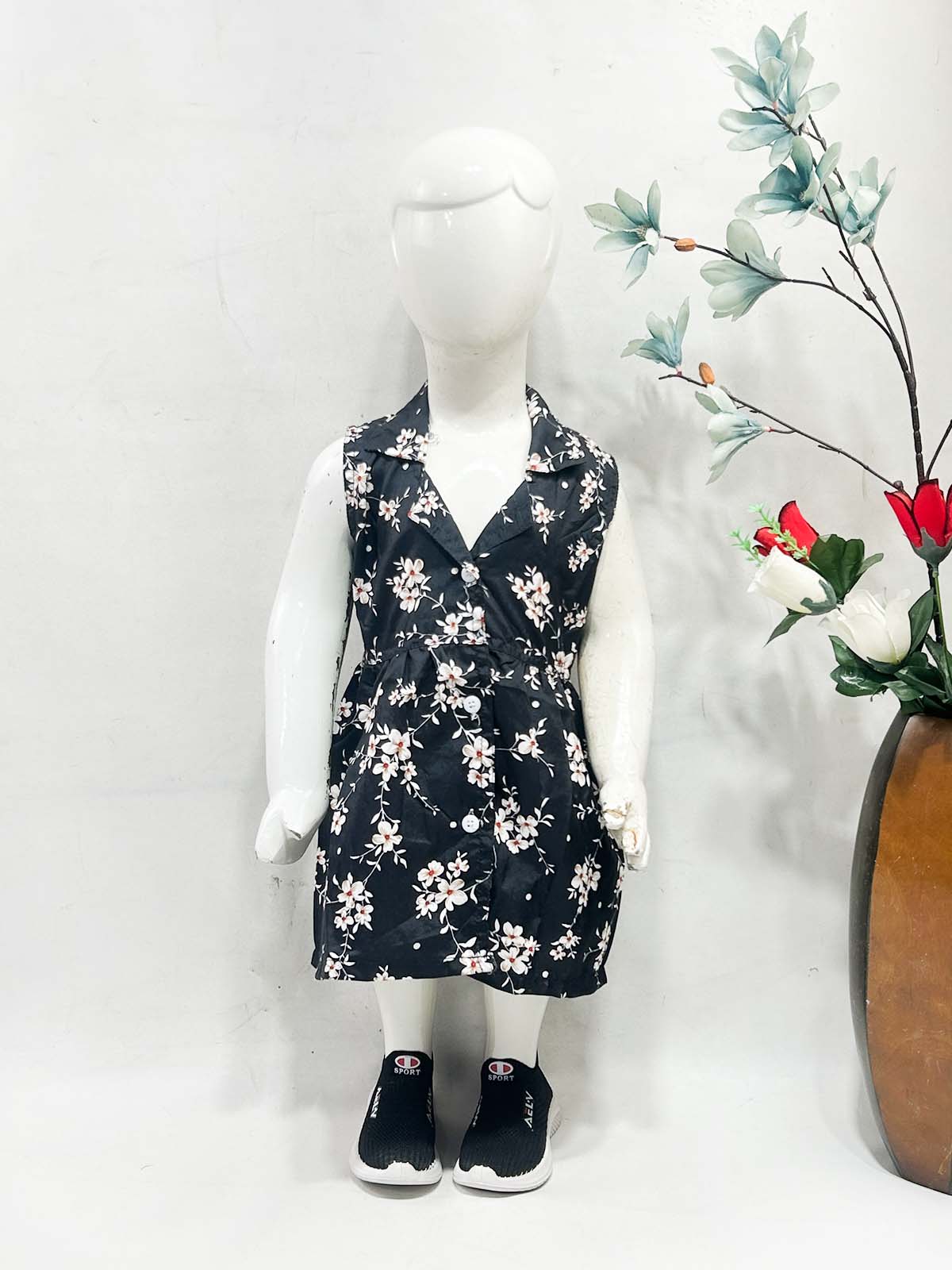 1Yr - 9Yrs Black Frock For Girls NG GF41
