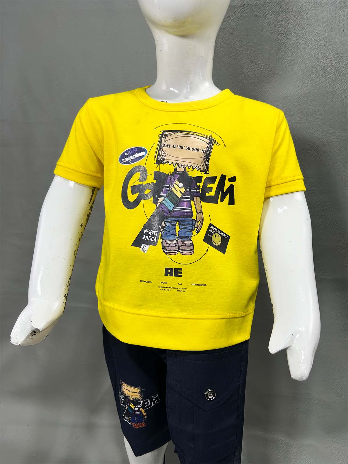 1Yr - 4Yrs Yellow Suit For Kids OP BS621