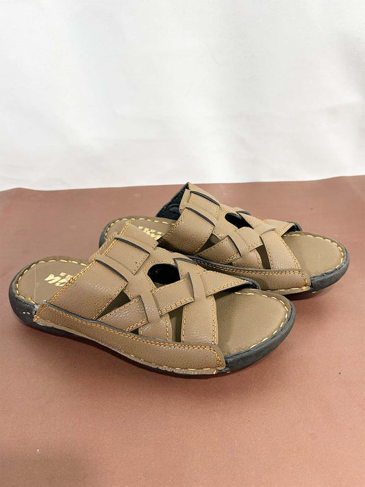 Brown Casual Slippers for Men MC115