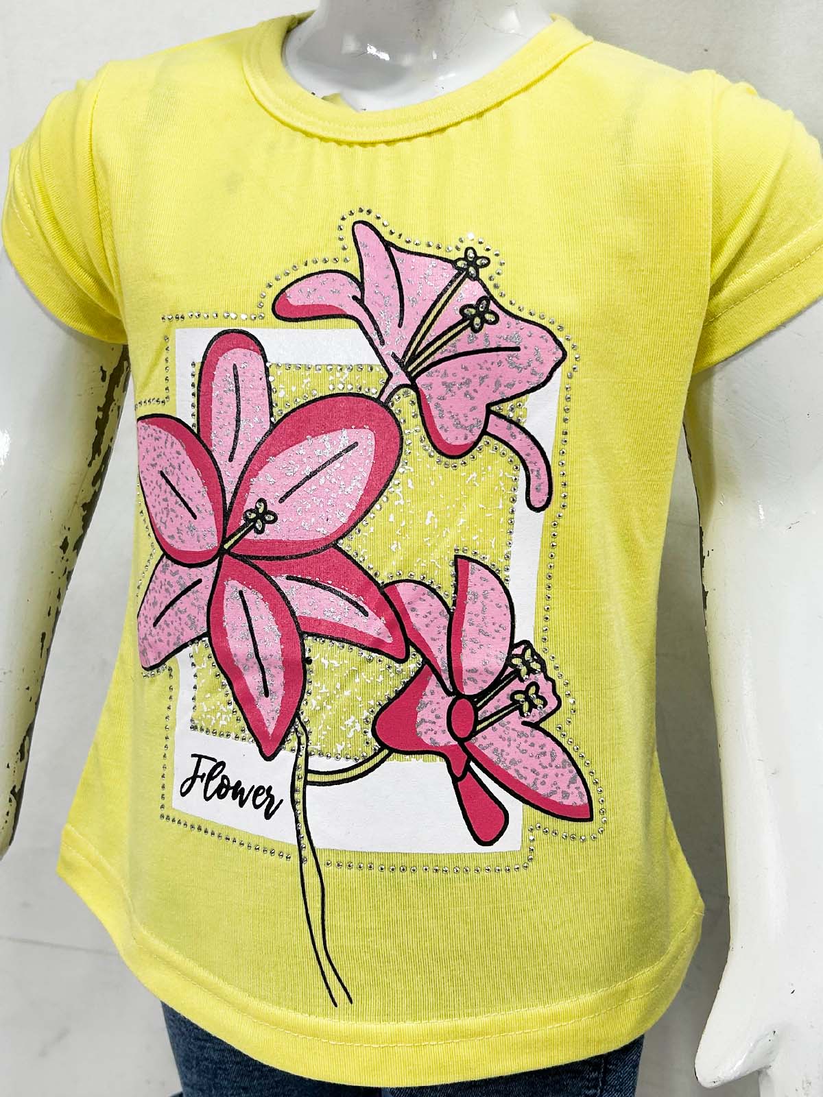 1Yr - 4Yrs Lilies Yellow Suit For Girls SK GS412
