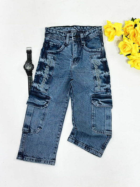 5Yrs - 15Yrs Blue Baggy Denim Jeans For Boys BJ17
