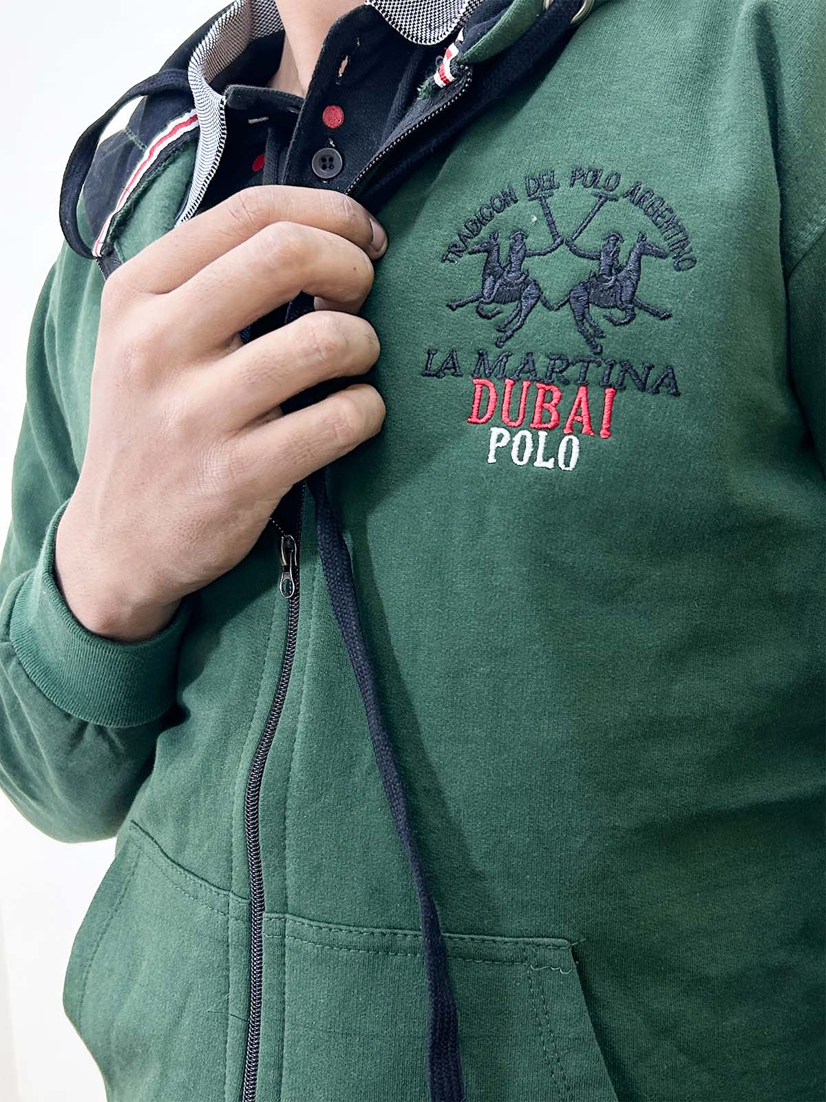 Unisex Green Zipper MH33