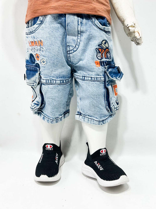 2Yrs - 16Yrs Blue Denim Jeans Short For Boys BJS09