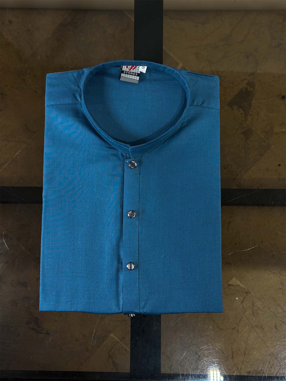 Blue Plain Kurta for Men MK25