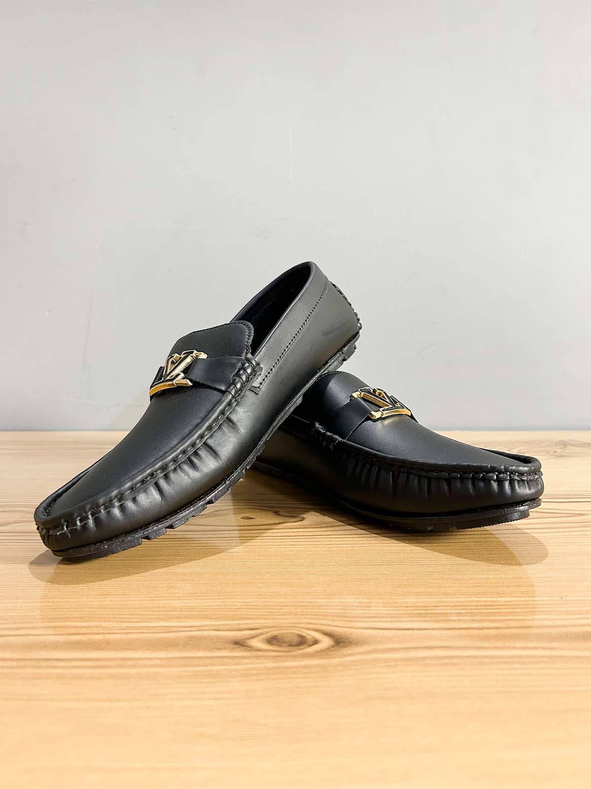 Black Loafers for Men ML86