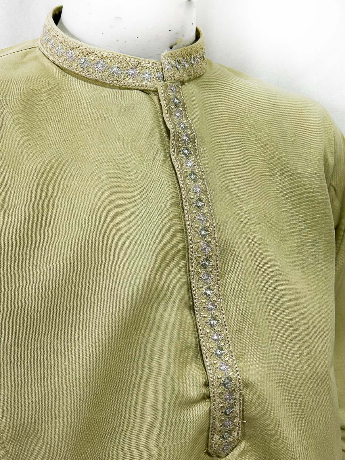 2Yrs - 17Yrs Fawn Kurta Pajama Suit For Boys AM BKS185
