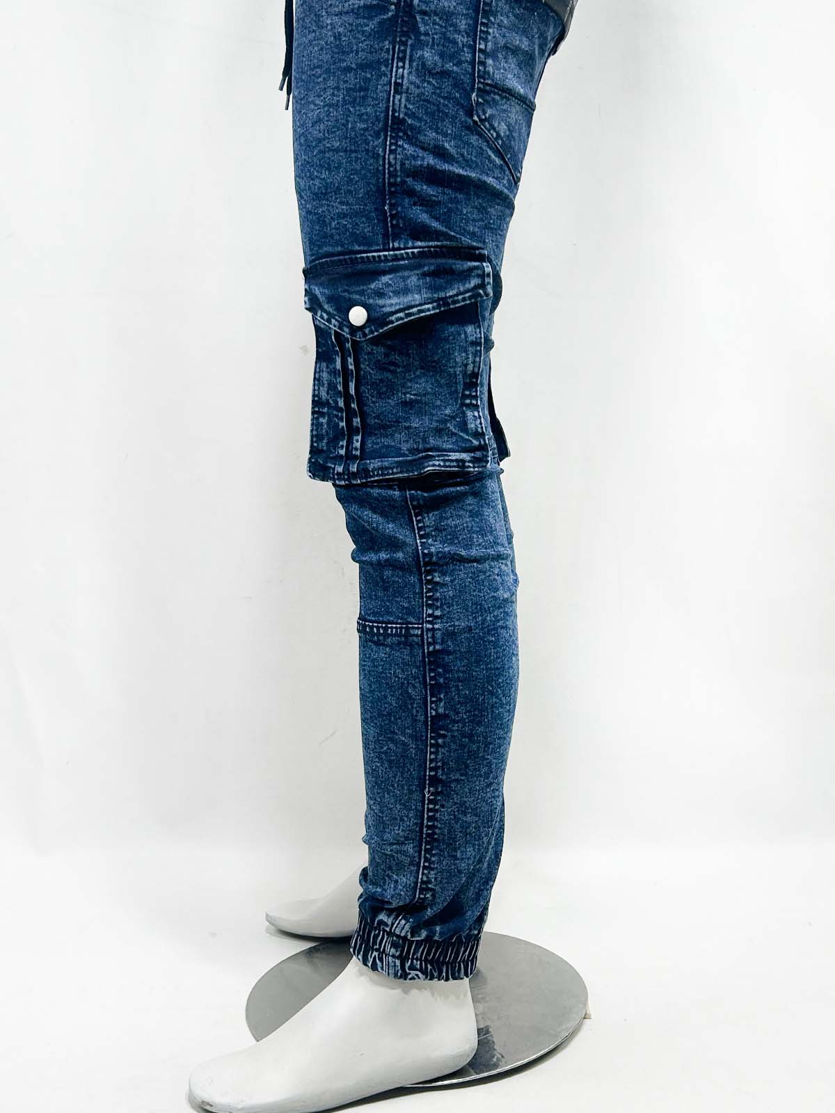 Blue Stretchable Jeans For Men MT234