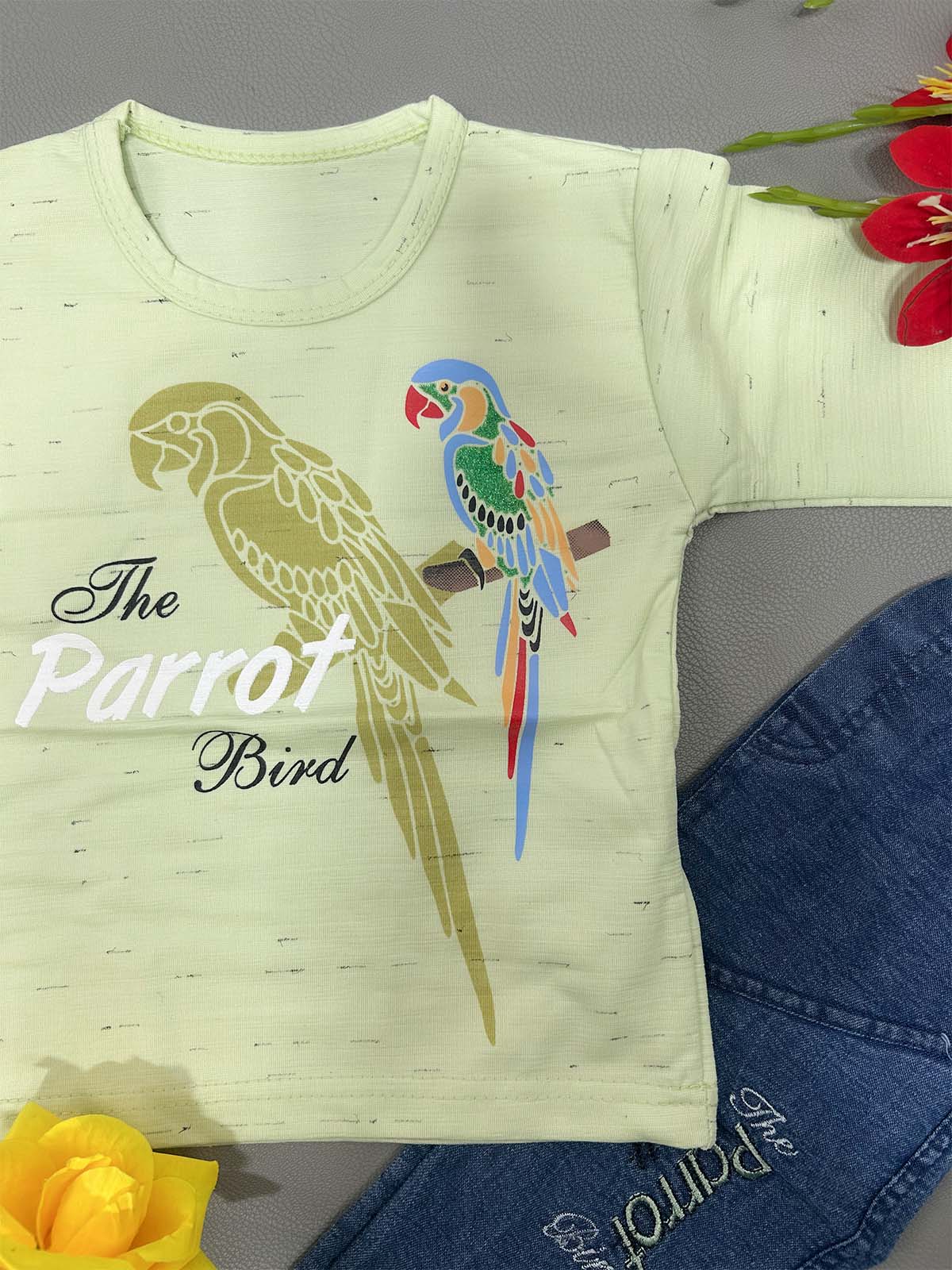 1Yr - 4Yrs Parrot Green Suit For Kids RZ BS739