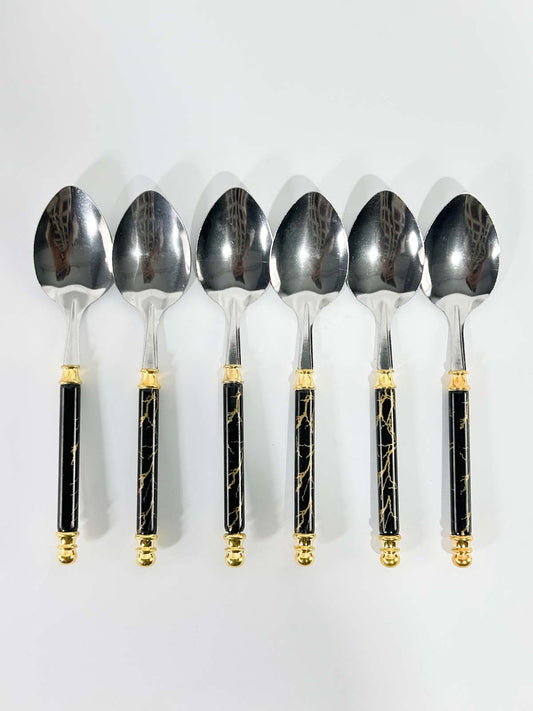 Pack of 6 Stainless Steel Table Spoons D111