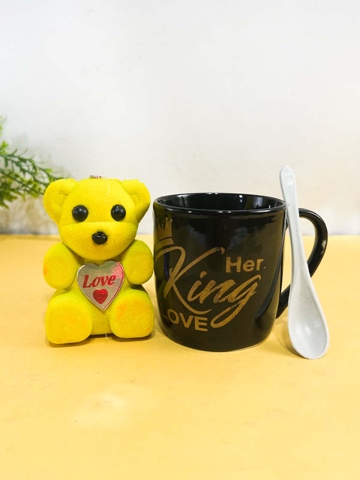Coffee Mug With Teddy Bear and Spoon CM54
