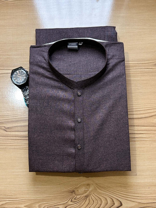 823-5 Woollen Stitched Suit Kameez Shalwar For Men MSK309