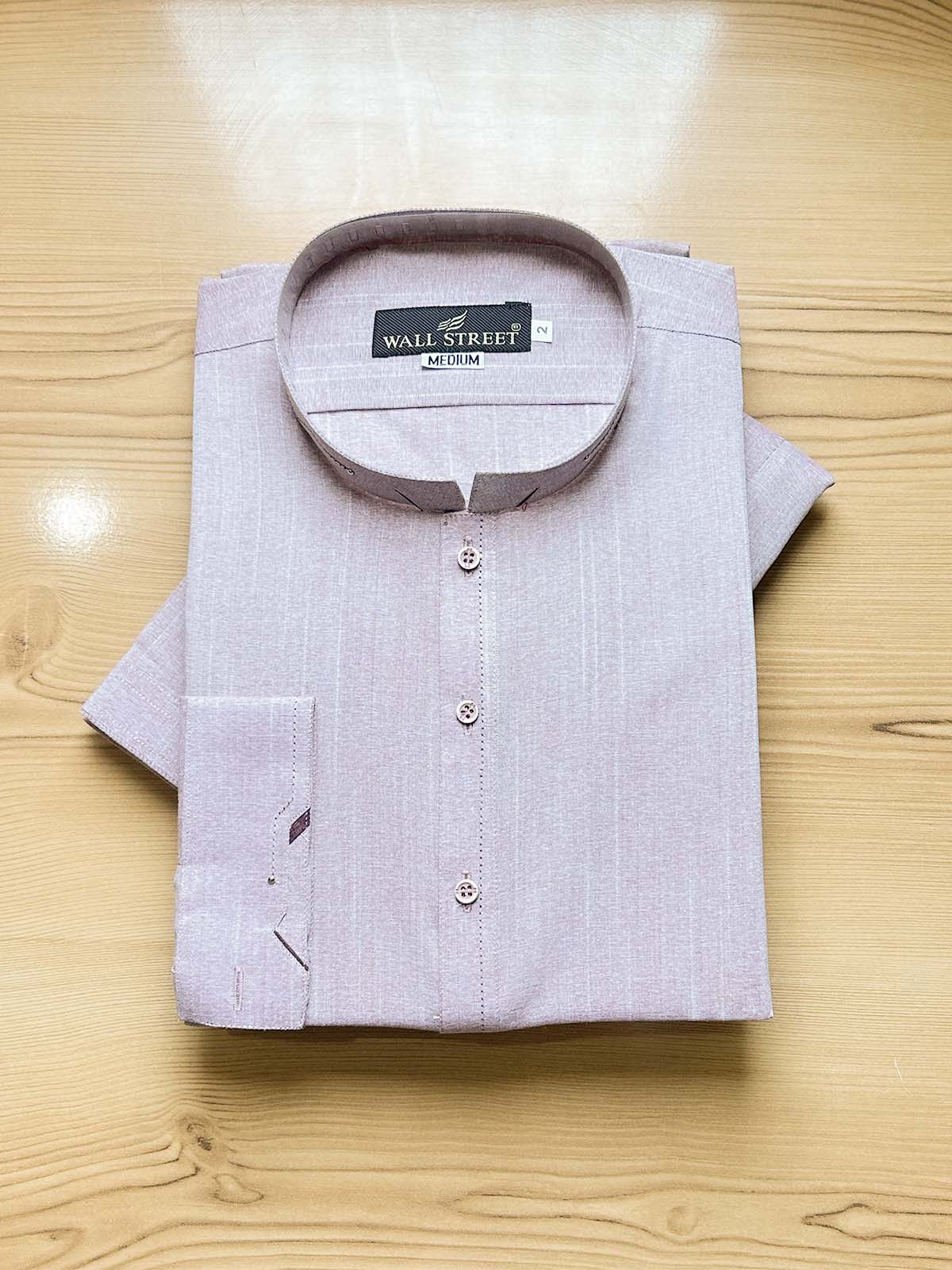 964A-6 MSK482 Light Purple Stitched Suit Sherwani Collar Kameez Shalwar For Men