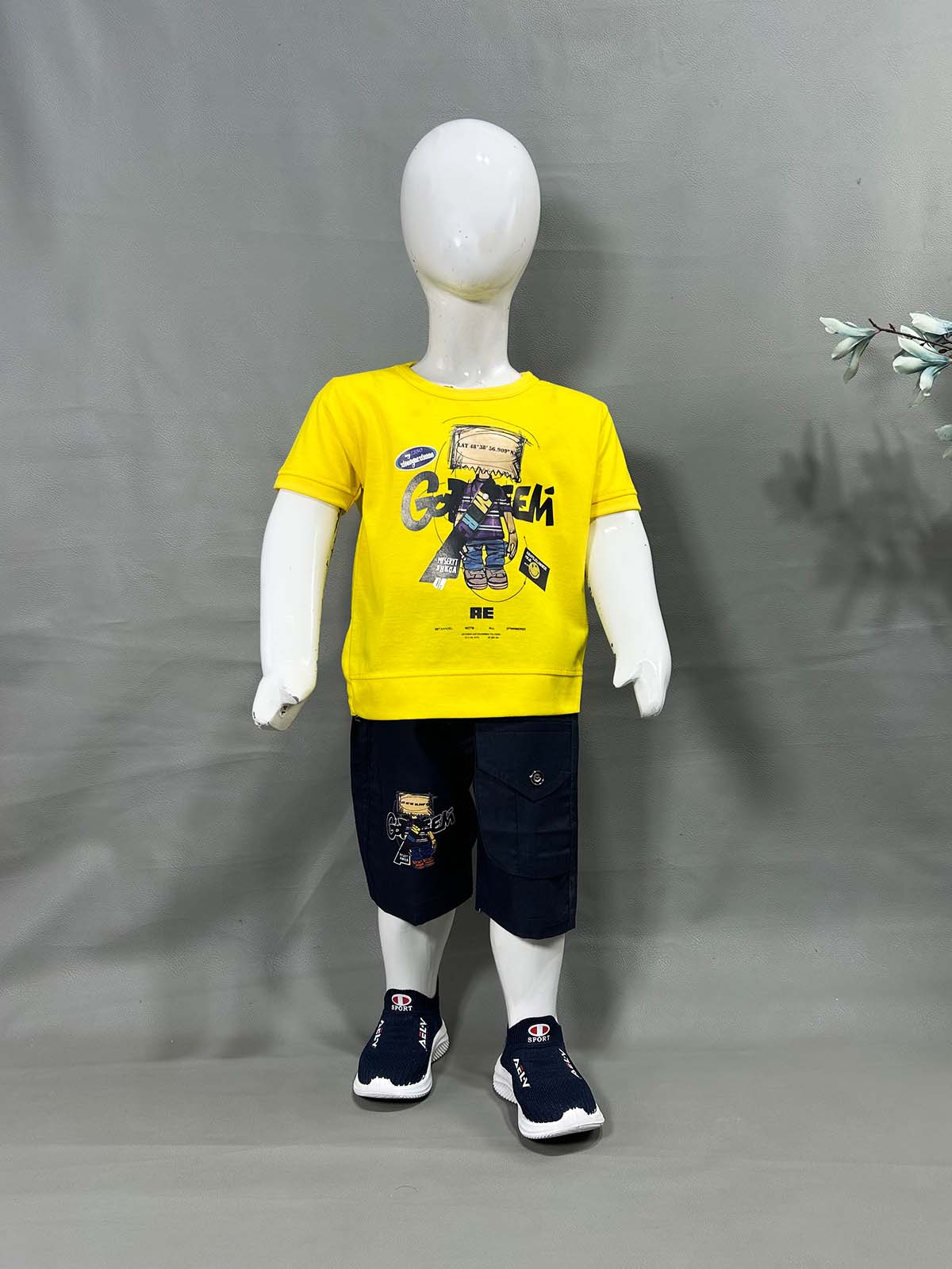 1Yr - 4Yrs Yellow Suit For Kids OP BS621
