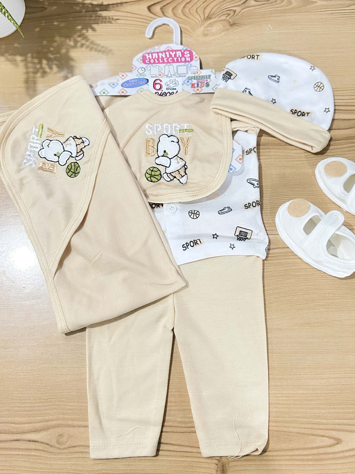 0Mth - 3Mth Fawn 6Pcs Gift Set For Newborn HG NBGS368