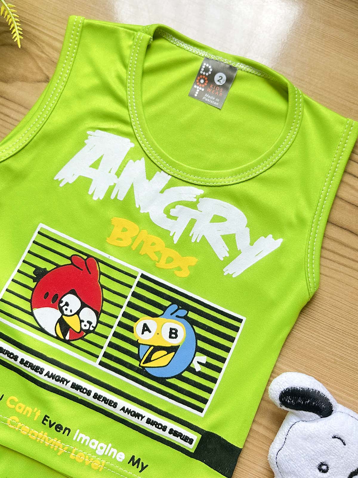Baba Suit Angry Bird Green For Newborn HG NBS758