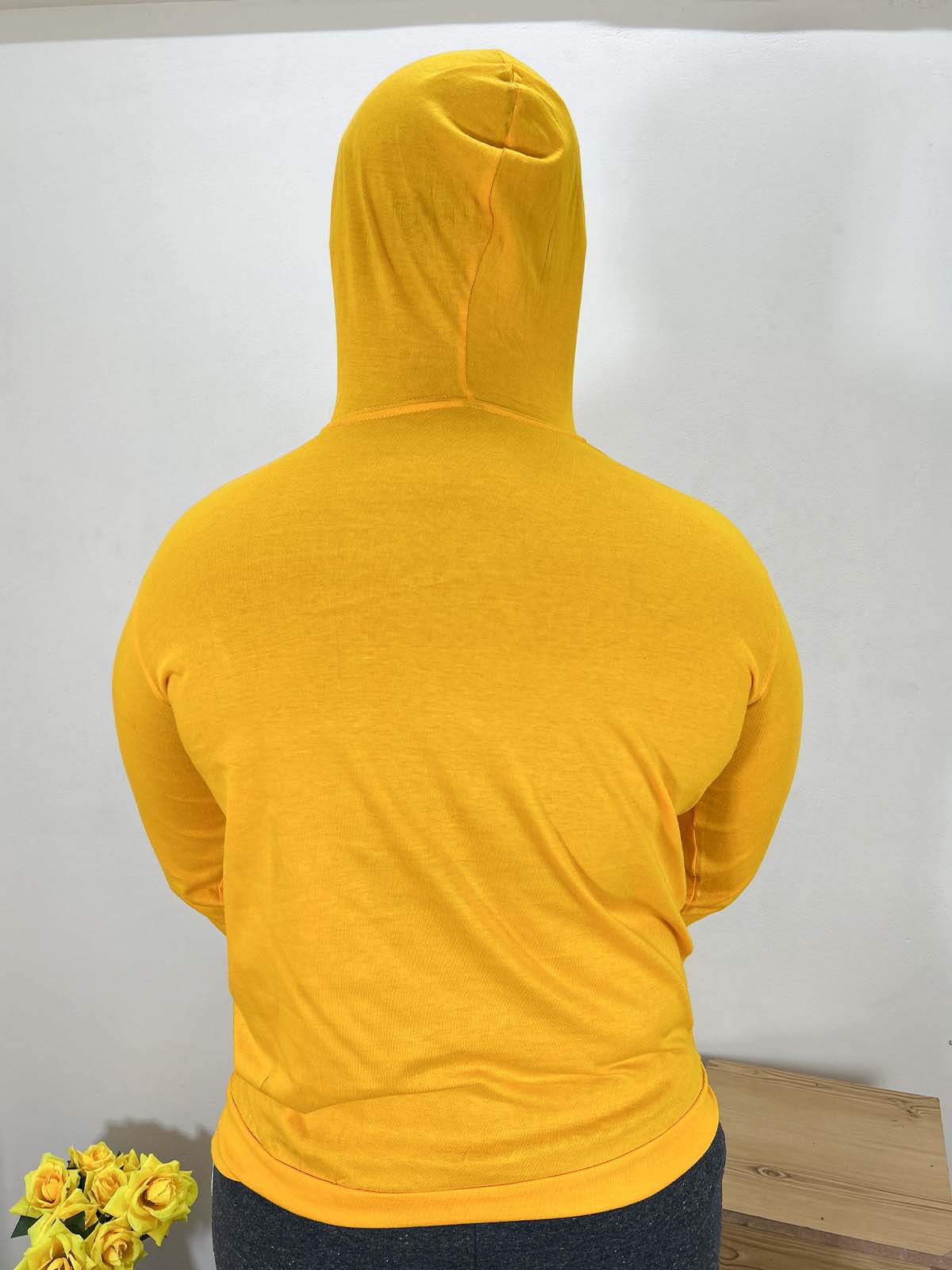 Yellow Full Sleeve T-Shirt For Men MTS398