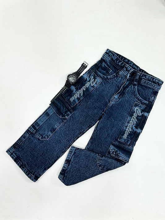 5Yrs - 15Yrs Blue Baggy Denim Jeans For Boys BJ18