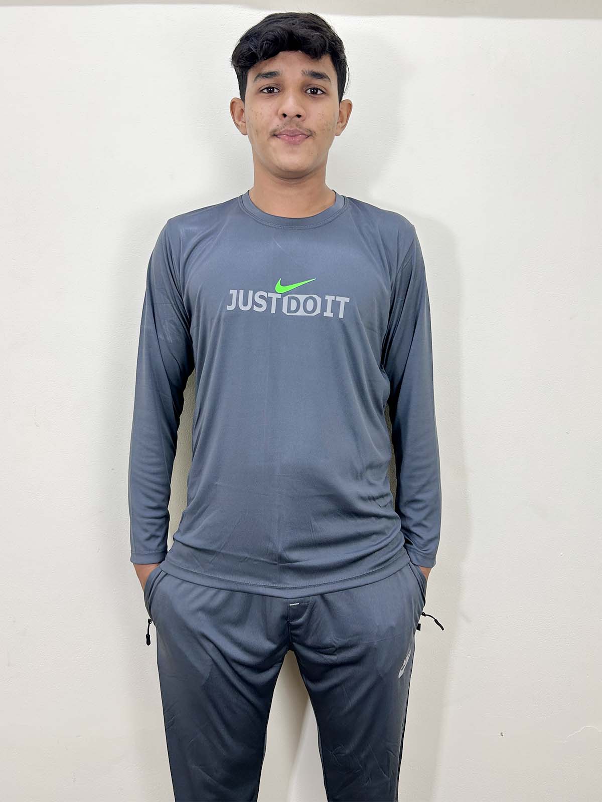 Grey Dri-FIT Track Suit For Men MG MTRS54