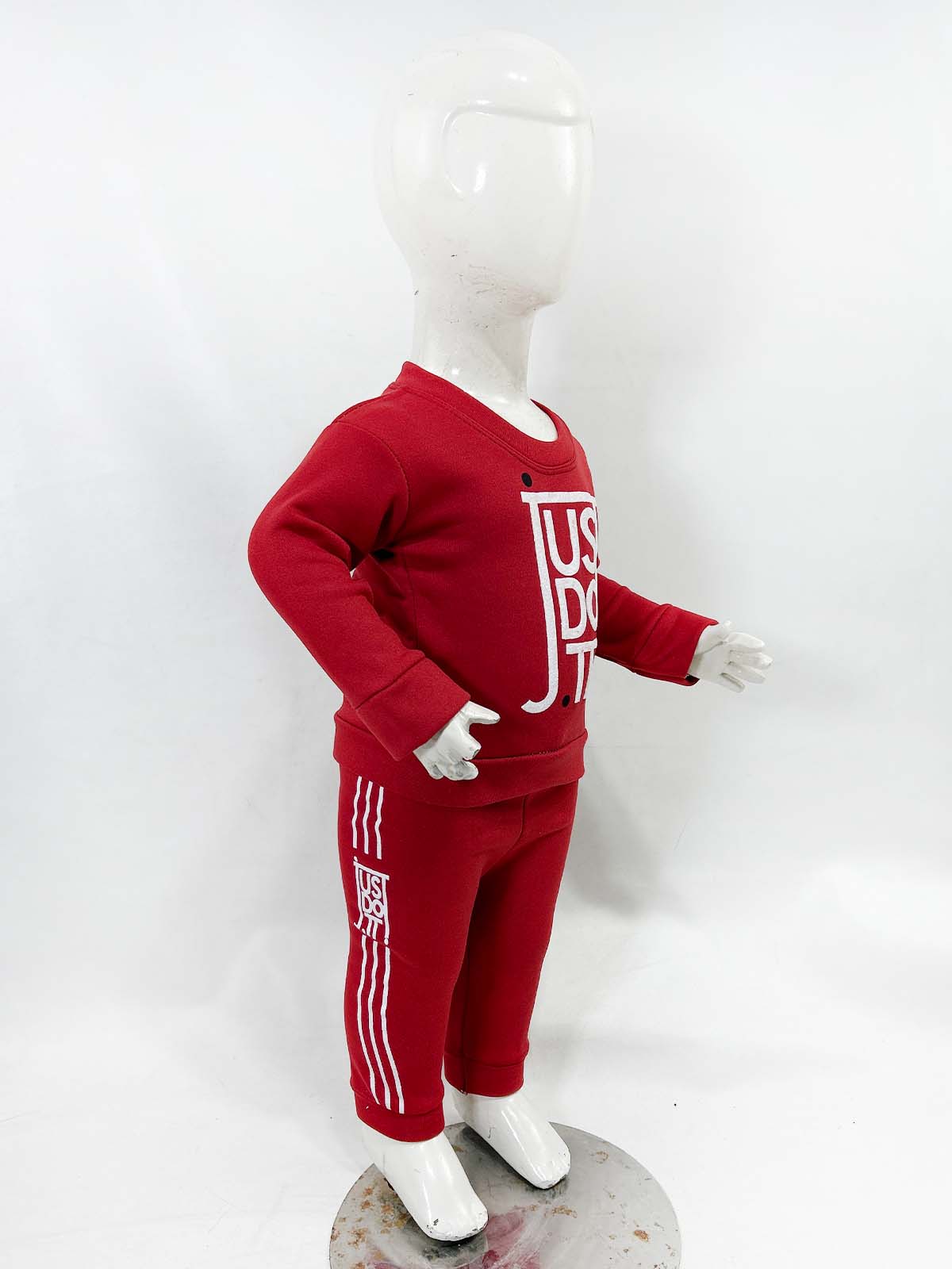 3Mth - 9Mth Fleece Red Suit For Newborns NBS660