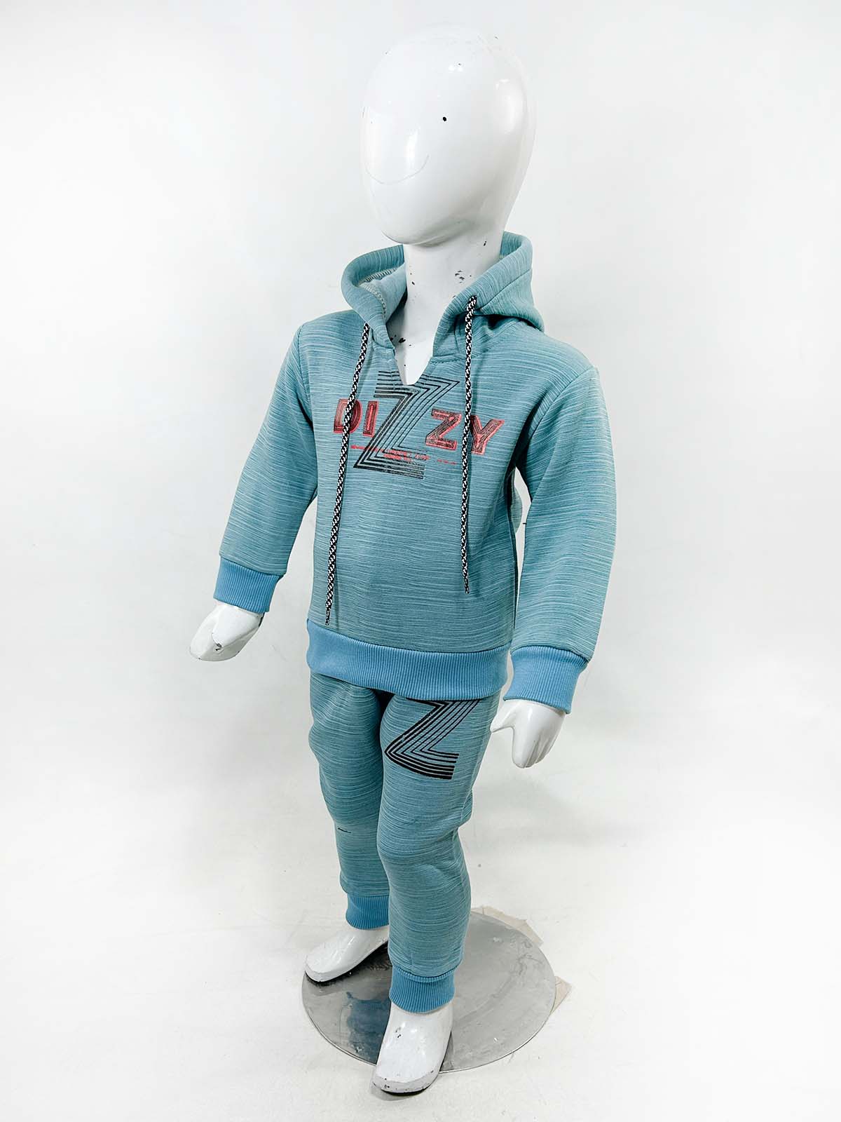 2Yr - 5Yrs Fleece Dizzy Cyan Suit For Kids SH BS574