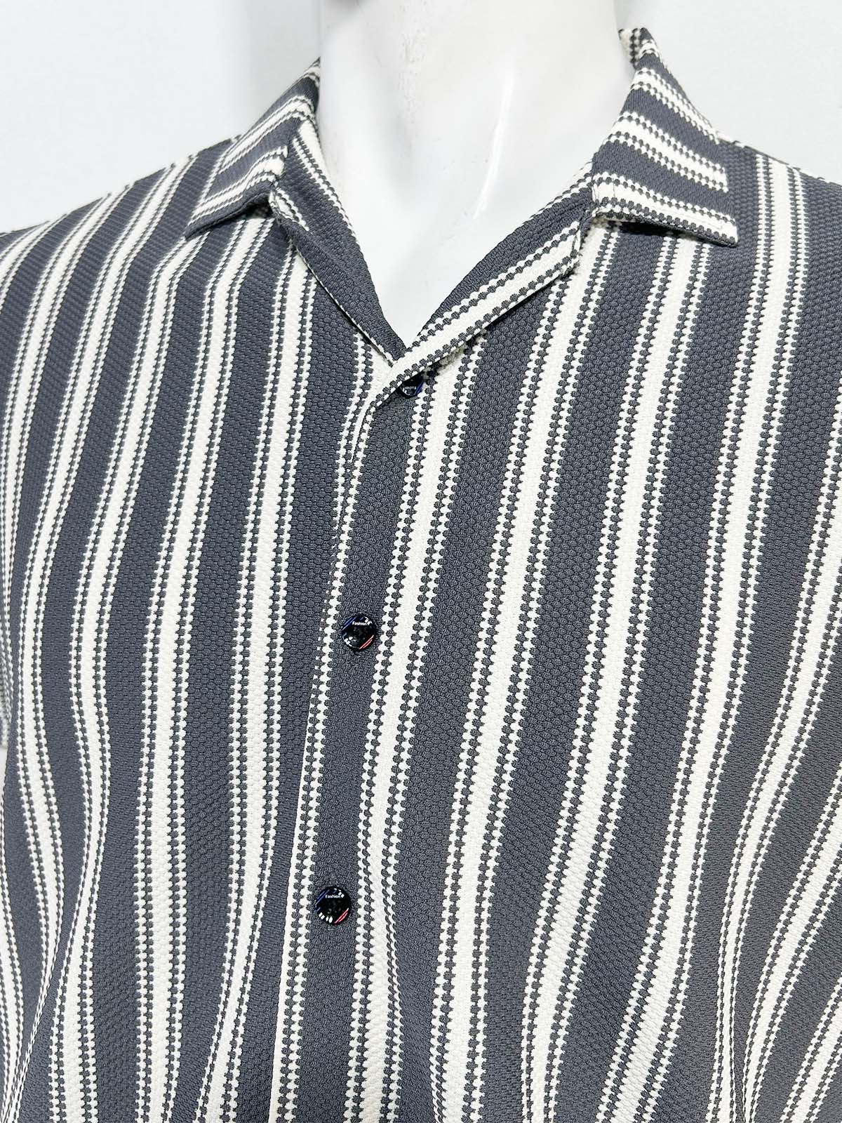 Grey Old Money Shirt For Men MCS111