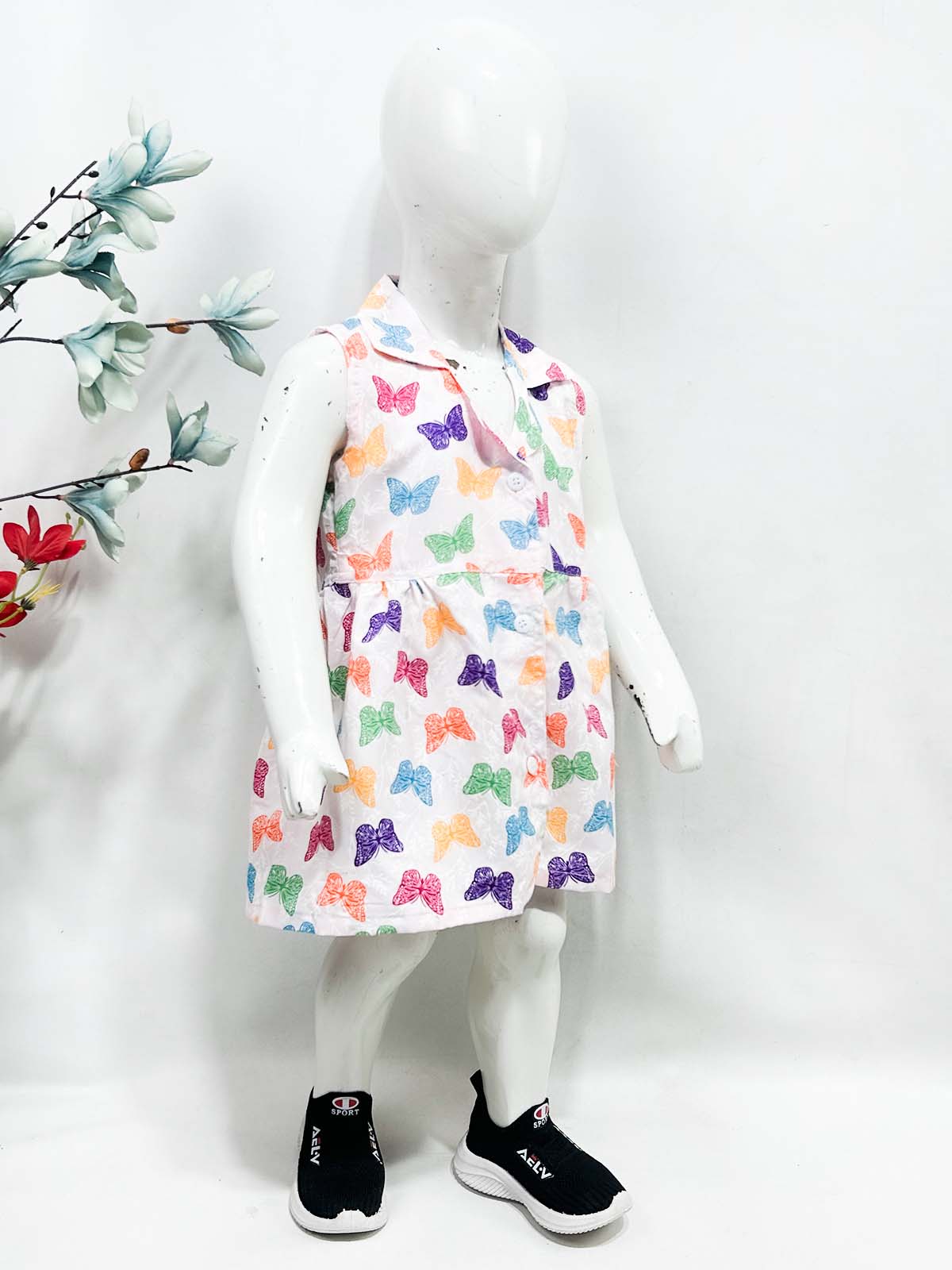 1Yr - 9Yrs Pink Frock For Girls NG GF54