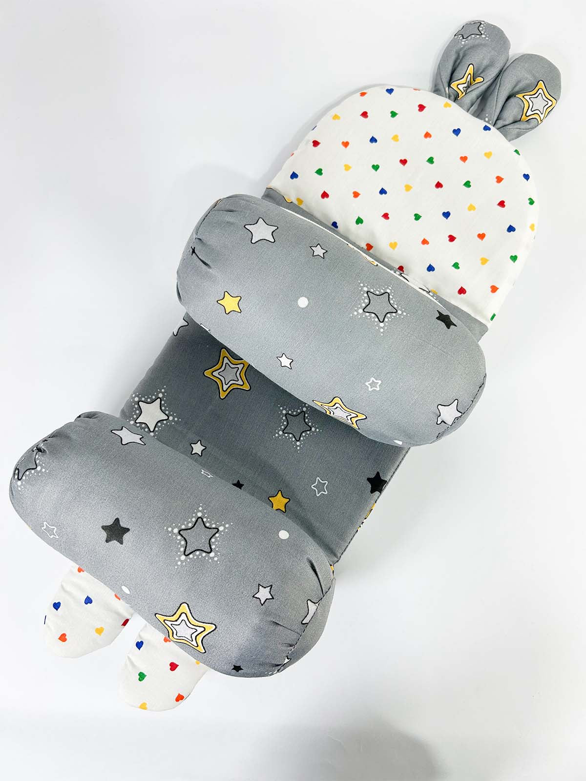 Adjustable Baby Head Support Pillow Multicolor