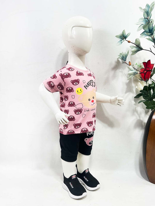 3Mth - 9Mth Pink Baba Suit For Newborns NJ NBS743