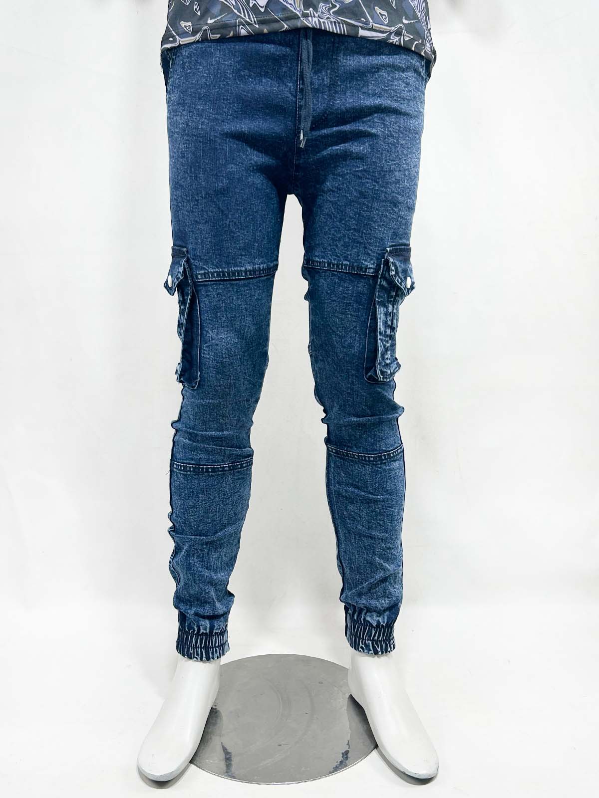 Blue Stretchable Jeans For Men MT234
