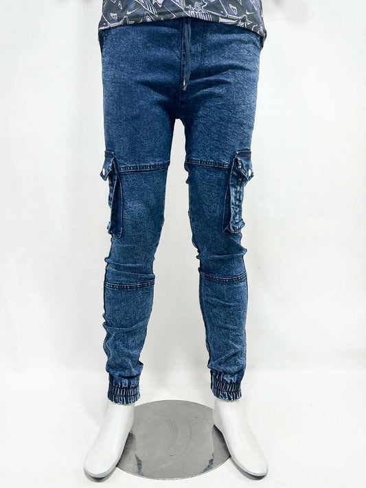 Blue Stretchable Jeans For Men MT234