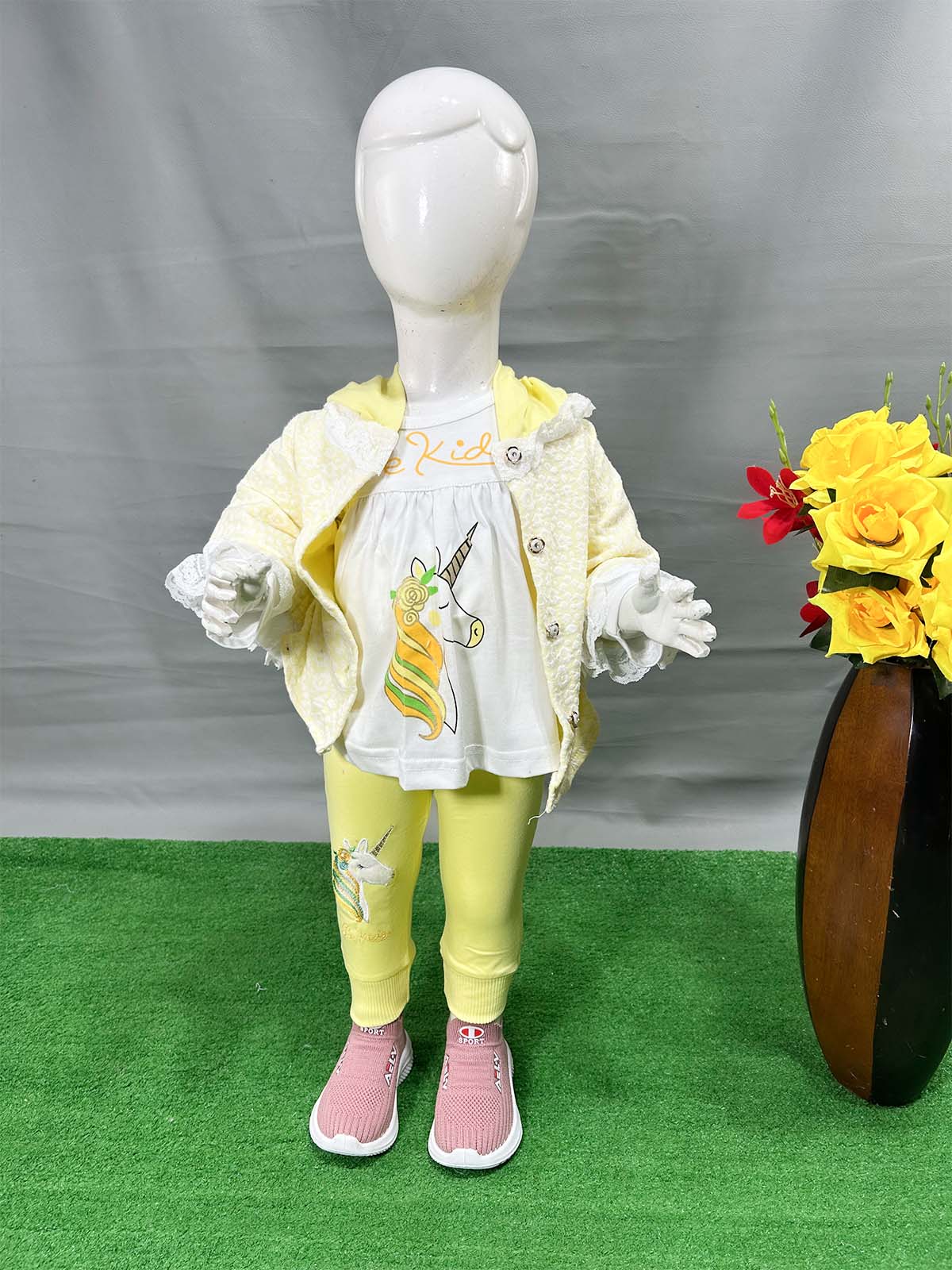 0Mth - 6Mth Yellow Suit For Newborns NBS667