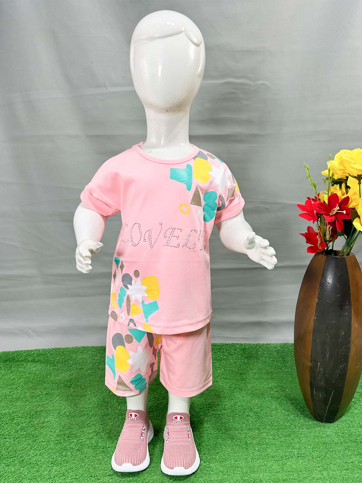 0Mth - 4Yrs Pink Suit For Girls WG GS369
