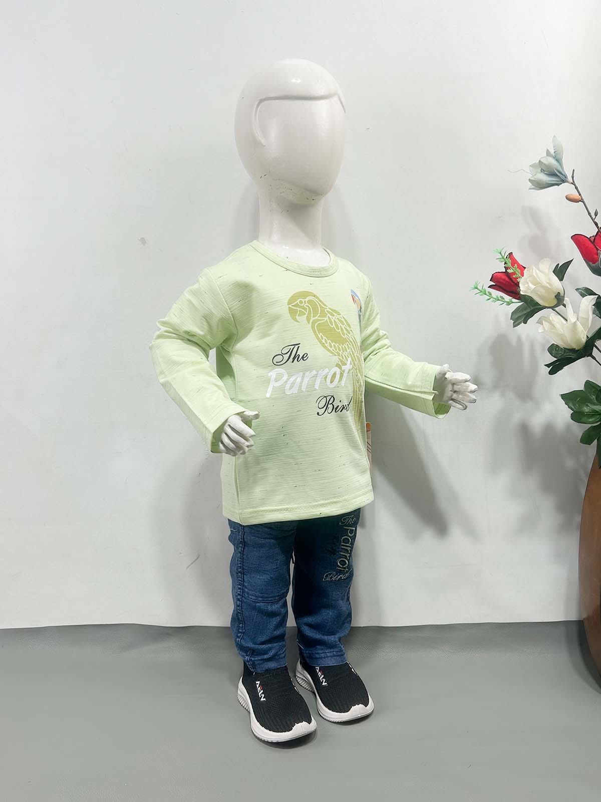 1Yr - 4Yrs Parrot Green Suit For Kids RZ BS739