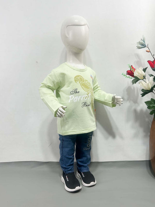 1Yr - 4Yrs Parrot Green Suit For Kids RZ BS739