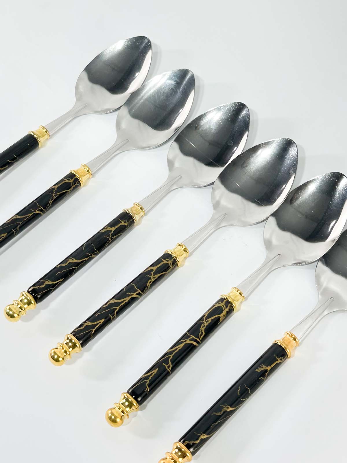 Pack of 6 Stainless Steel Table Spoons D111