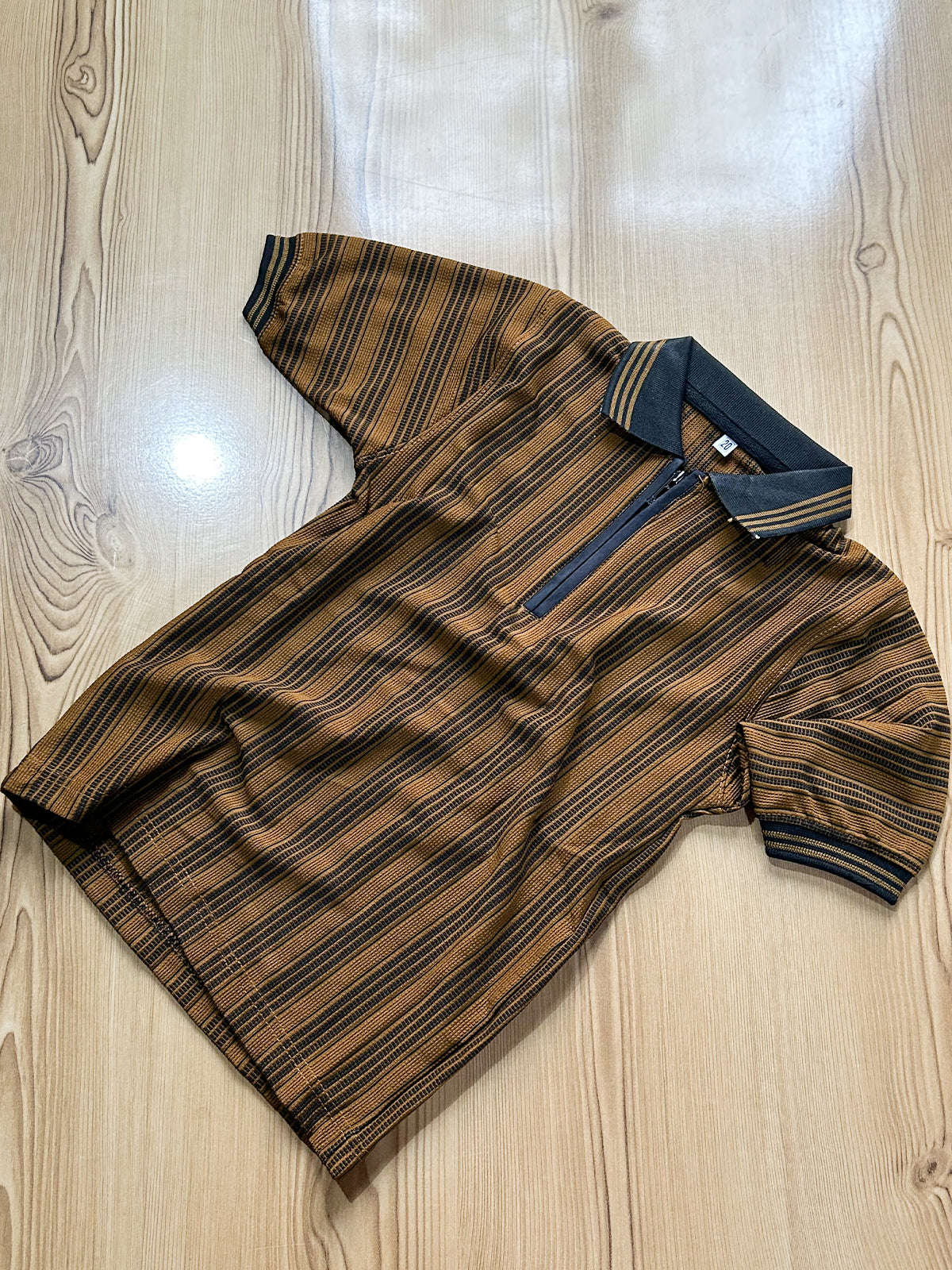 5Yrs - 14Yrs Brown Old Money Polo T-Shirt For Boys BTS138