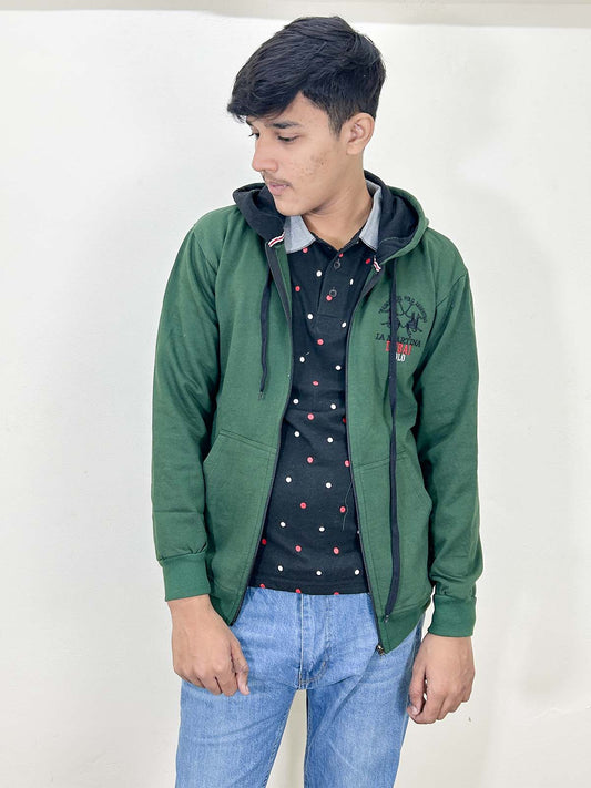Unisex Green Zipper MH33