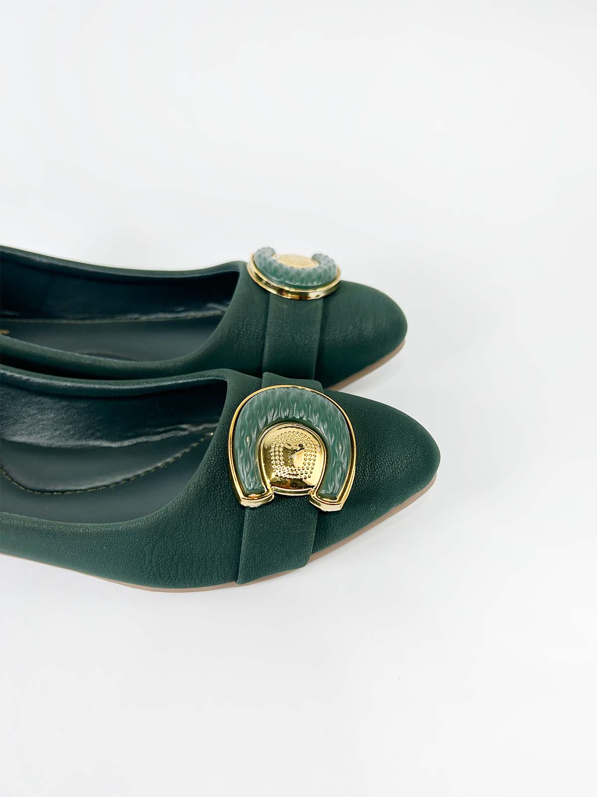 Green Casual Pumps For Women WP22