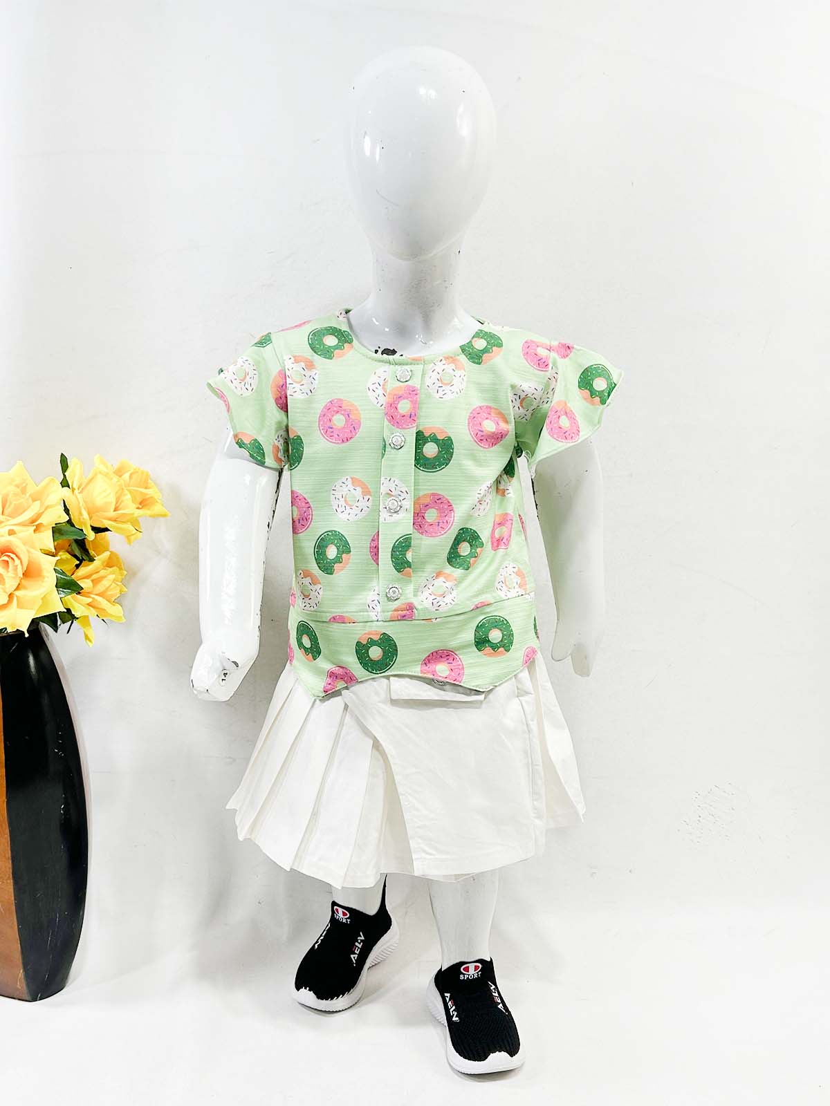 1Yr - 4Yrs Green Suit For Girls OP GS415
