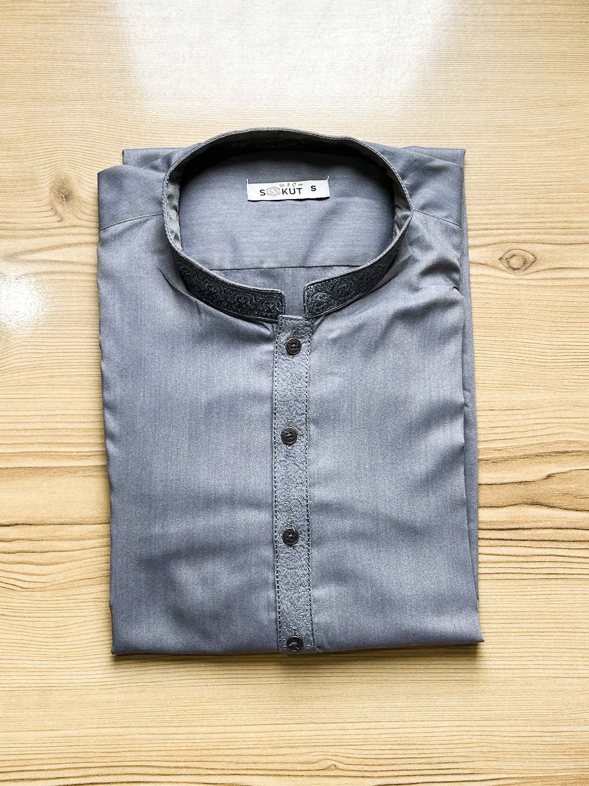 Grey Premium Kurta for Men MK46