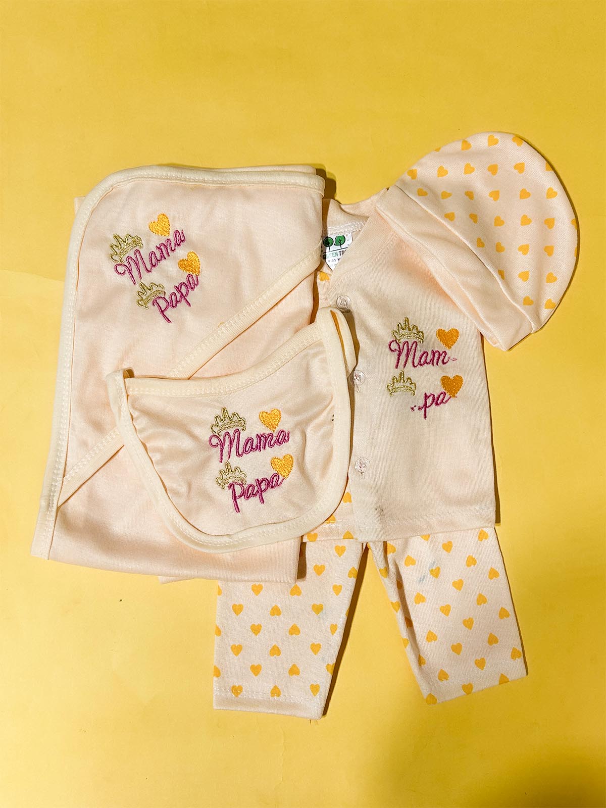 0Mth - 3Mth Brown 5Pcs Gift Set For Newborn HG NBGS325