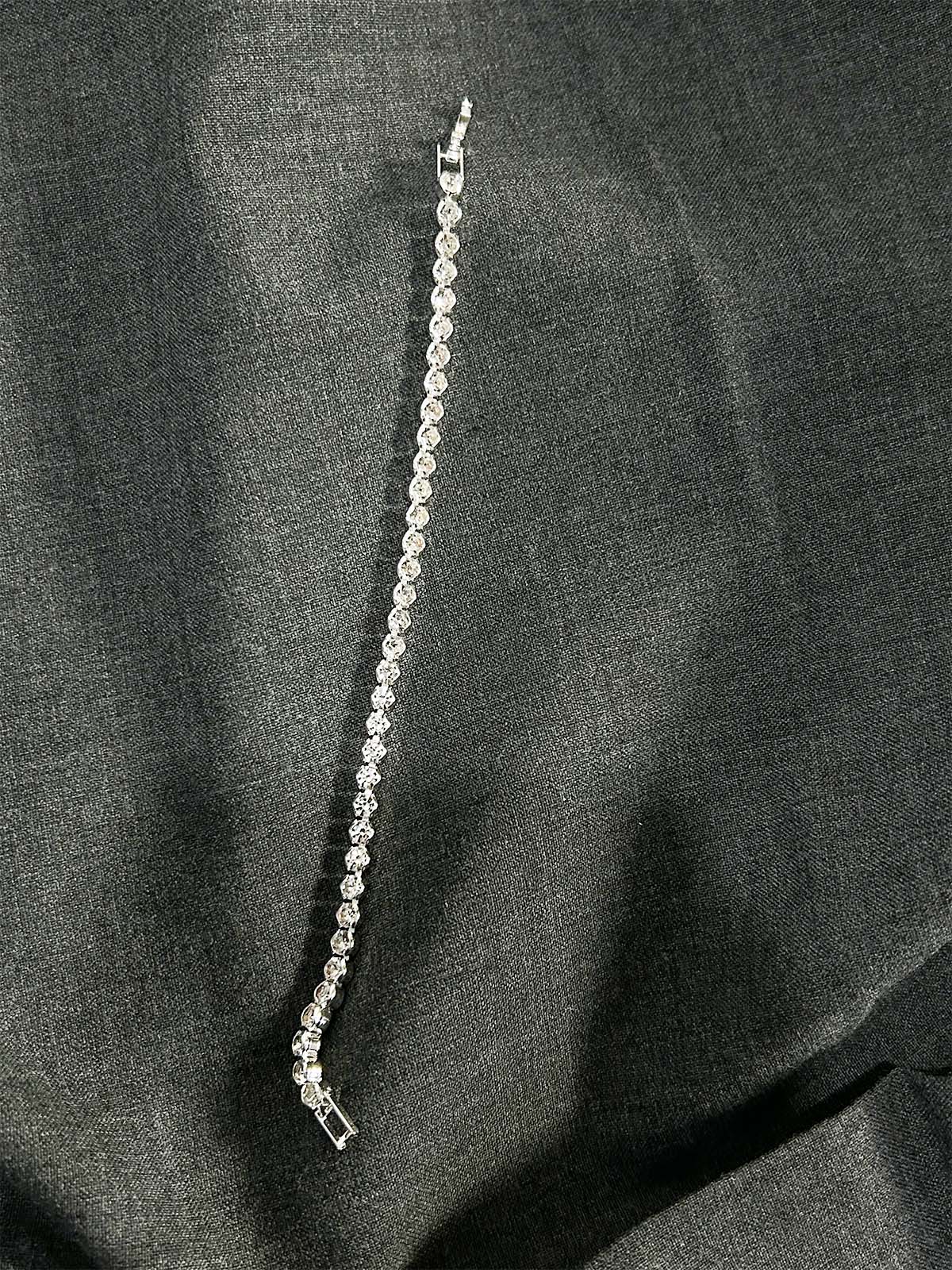 Silver Fancy Bracelet WGN18