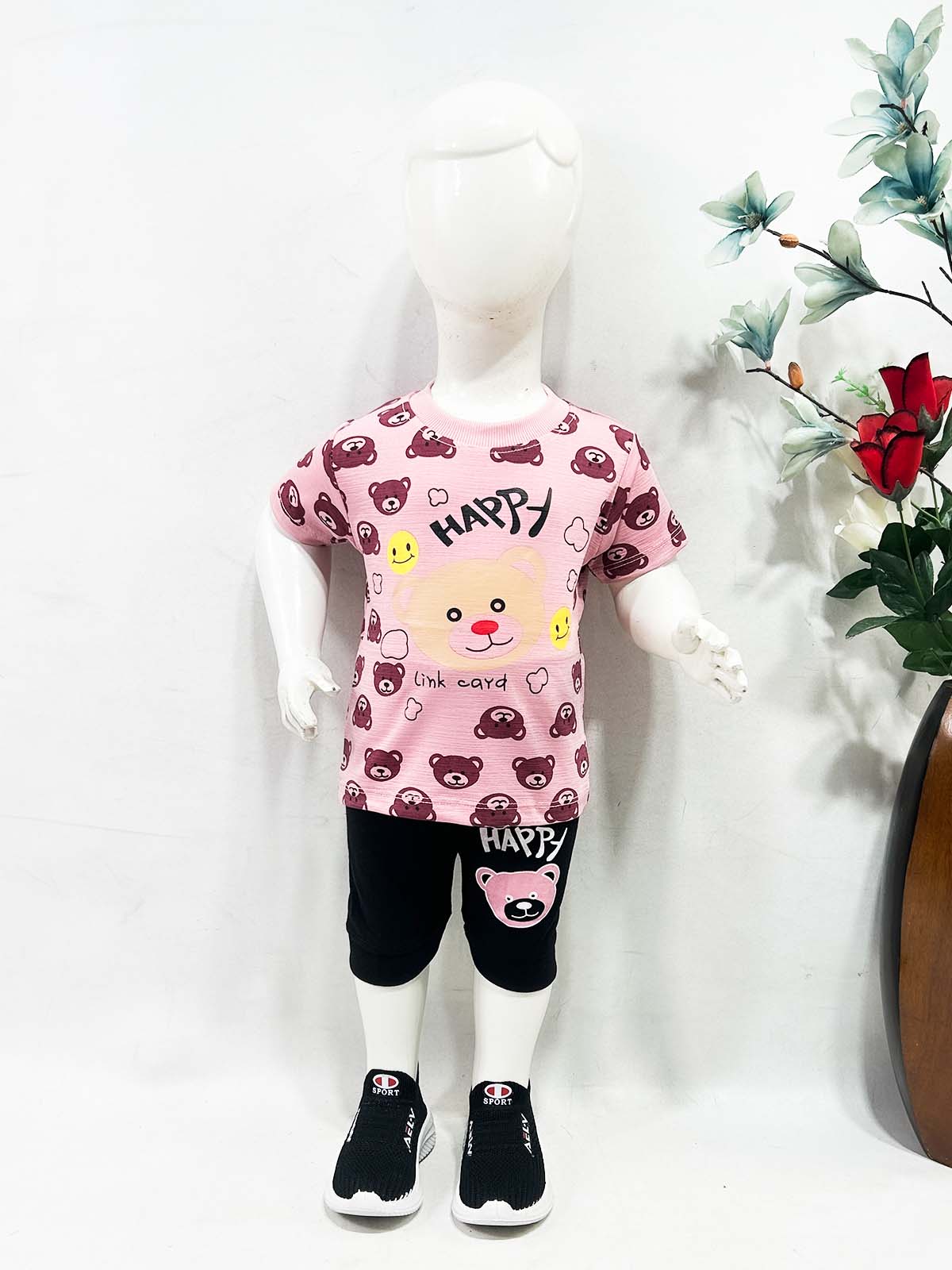 3Mth - 9Mth Pink Baba Suit For Newborns NJ NBS743