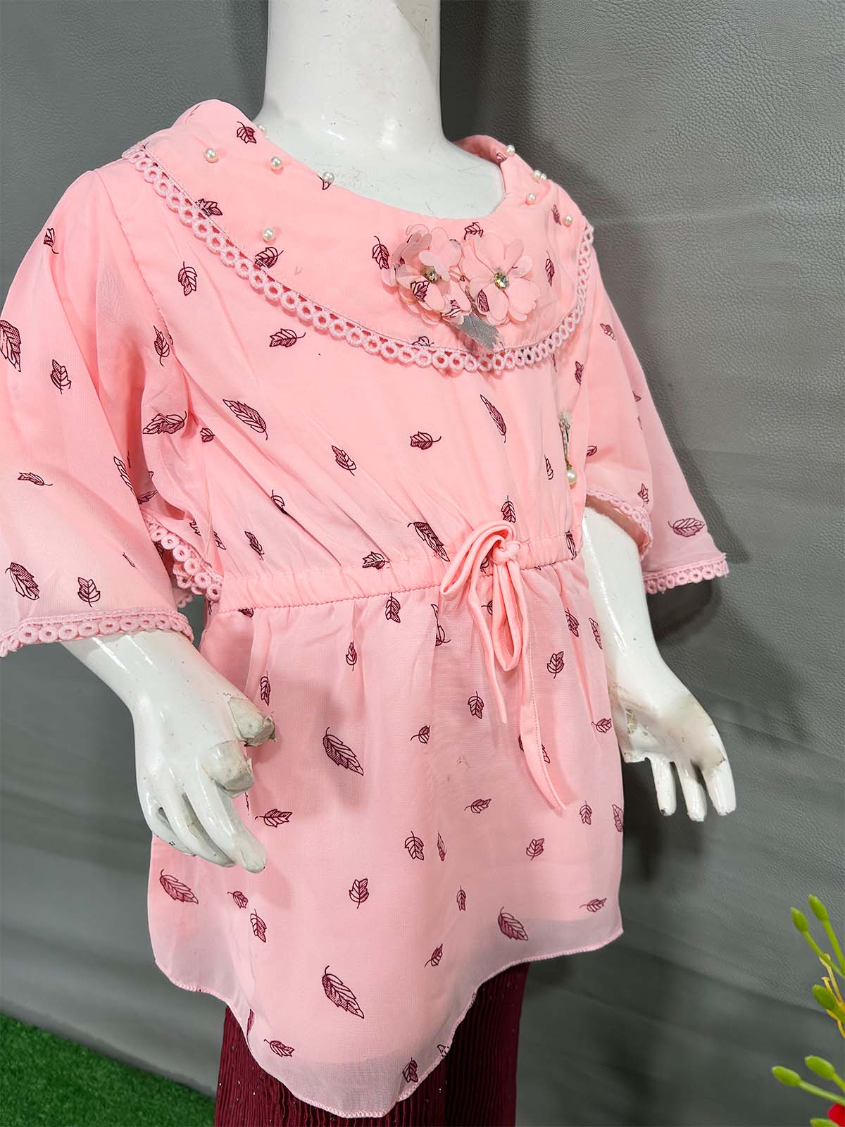 5Yr - 8Yrs Pink Suit For Girls WG GS365