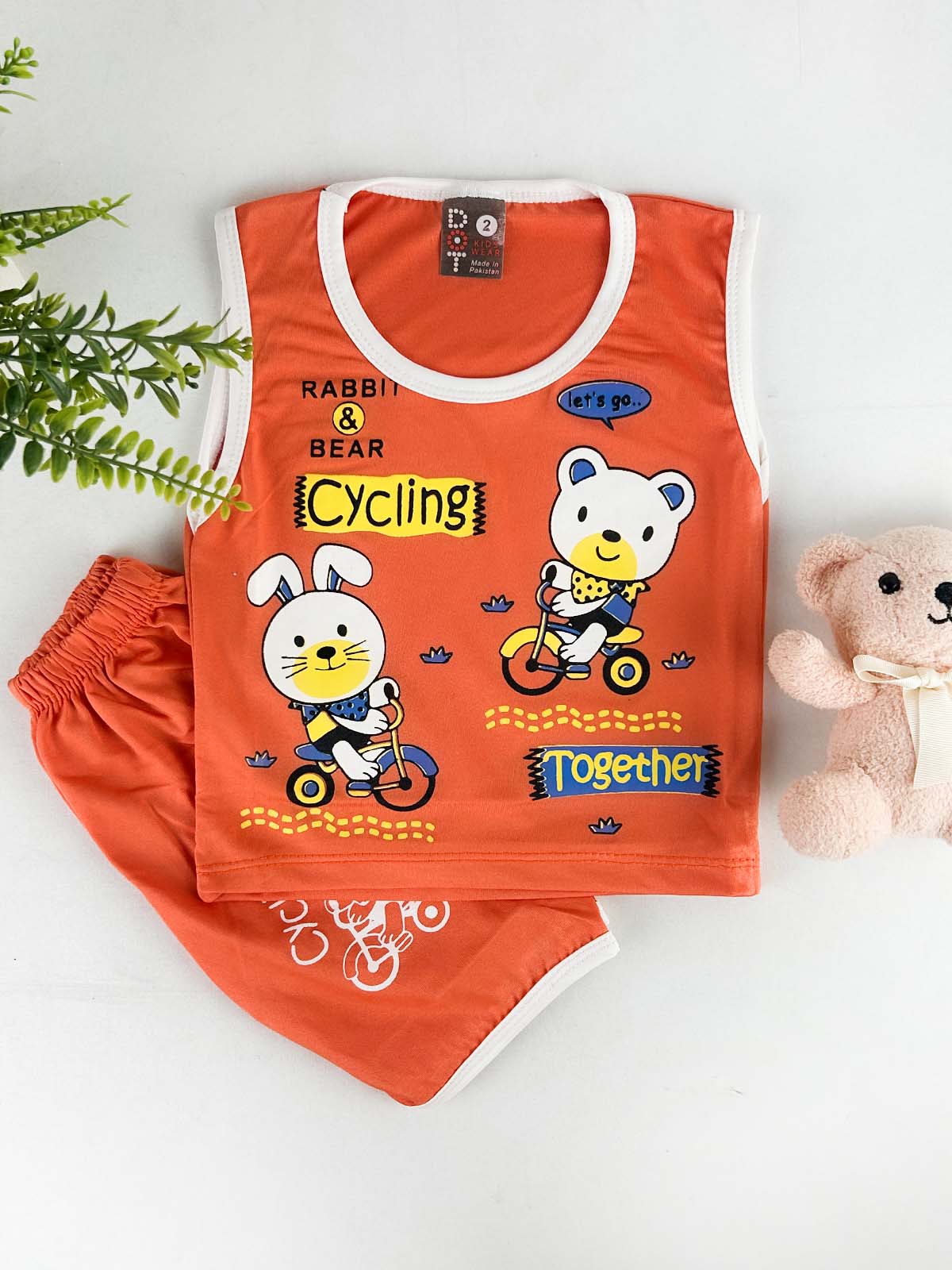 3Mth - 9Mth Orange Baba Suit For Newborn HG NBS780