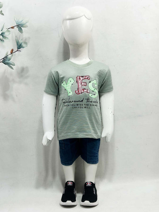 1Yr - 4Yrs Yes Grey Suit For Kids RZ BS735