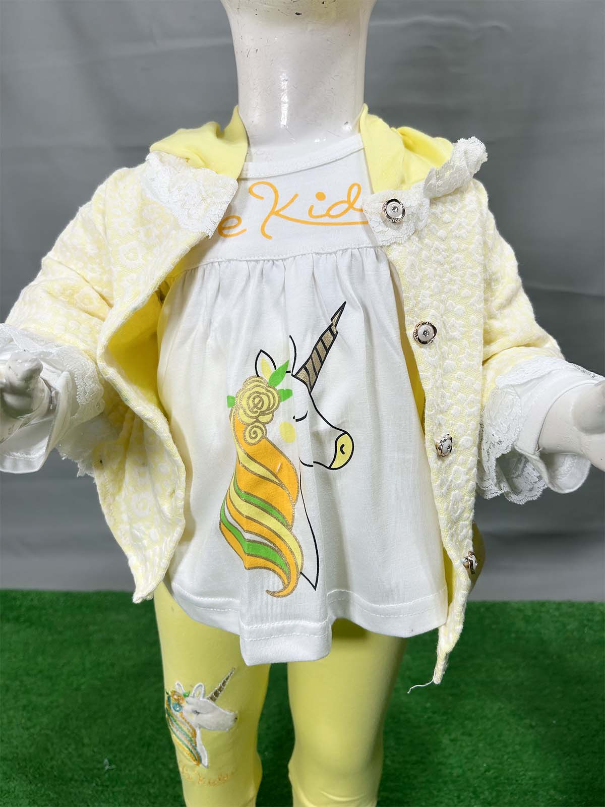 0Mth - 6Mth Yellow Suit For Newborns NBS667